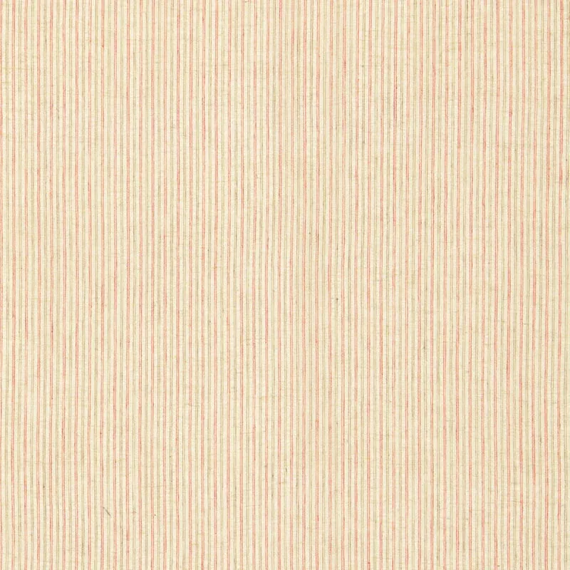 65990 | MACKAY LINEN STRIPE SHEER – RED EARTH
