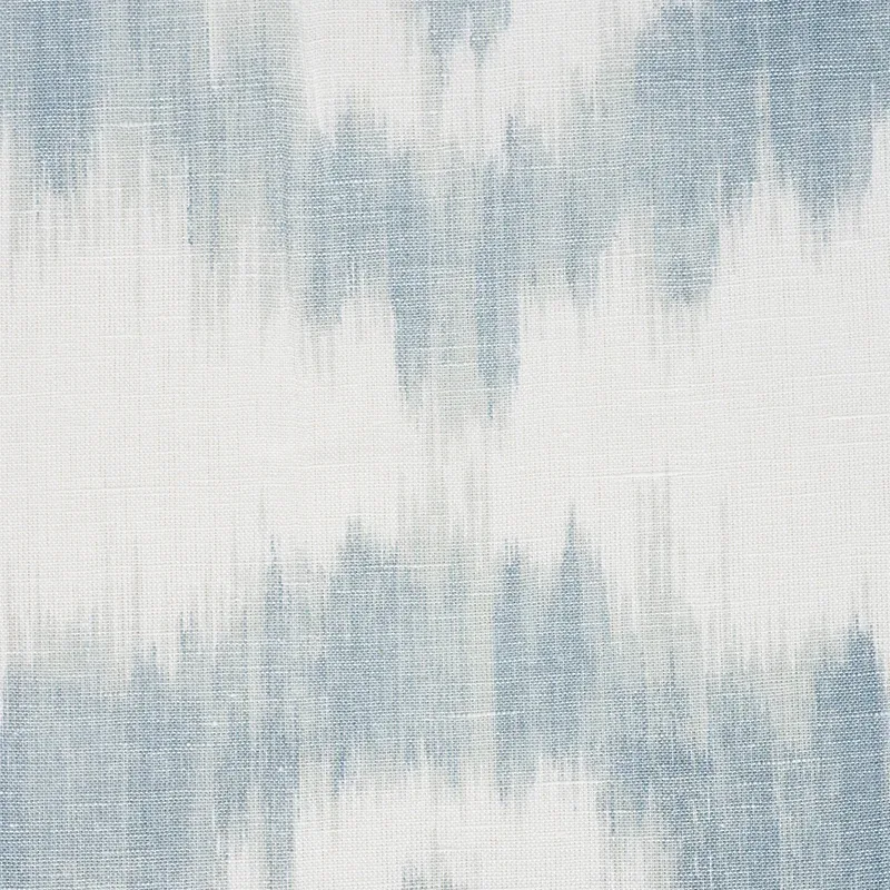 MADAKET IKAT Fabric – SKY | Schumacher | Wallpaper Twins MADAKET IKAT fabric SKY color by Schumacher