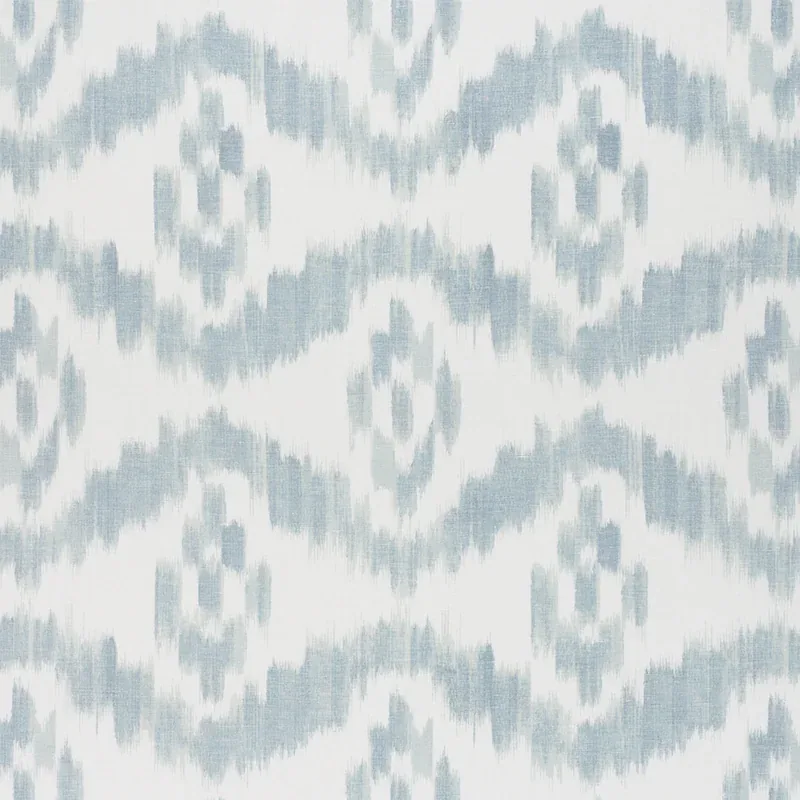 MADAKET IKAT fabric SKY color by Schumacher