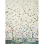 MADAME DE POMPADOUR PANEL Fabric – ALABASTER | Schumacher | MADAME DE POMPADOUR PANEL fabric ALABASTER color by Schumacher