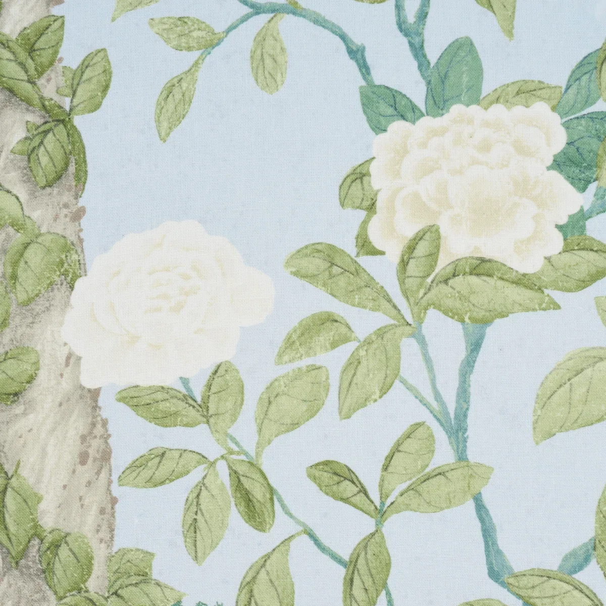 MADAME DE POMPADOUR PANEL Fabric – BLUE | Schumacher | Wallp MADAME DE POMPADOUR PANEL fabric BLUE color by Schumacher