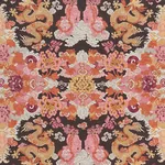 MAGIC MOUNTAIN DRAGON Fabric – AUBERGINE | Schumacher | Wall MAGIC MOUNTAIN DRAGON fabric AUBERGINE color by Schumacher
