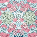 MAGIC MOUNTAIN DRAGON Fabric – BLUSH | Schumacher | Wallpape MAGIC MOUNTAIN DRAGON fabric BLUSH color by Schumacher