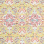 MAGIC MOUNTAIN DRAGON fabric YELLOW color by Schumacher