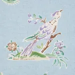 MAGICAL MENAGERIE Fabric – SKY | Schumacher | Wallpaper Twin MAGICAL MENAGERIE fabric SKY color by Schumacher