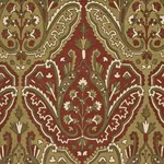 Maharajah Crewel Embroidery Fabric – POMPEII | Schumacher | Maharajah Crewel Embroidery fabric POMPEII color by Schumacher
