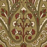 Maharajah Crewel Embroidery Fabric – POMPEII | Schumacher | Maharajah Crewel Embroidery fabric POMPEII color by Schumacher