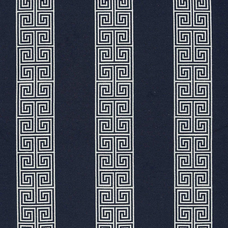 MAIANDROS WEAVE fabric INDIGO color by Schumacher