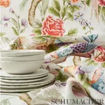 MAJESTIC GARDEN Fabric – DOCUMENT | Schumacher | Wallpaper T MAJESTIC GARDEN fabric DOCUMENT color by Schumacher