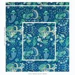 MAJORELLE VELVET fabric BLUE color by Schumacher