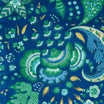 MAJORELLE VELVET fabric BLUE color by Schumacher