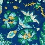 MAJORELLE VELVET fabric BLUE color by Schumacher