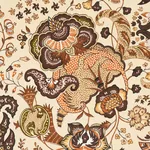 MAJORELLE VELVET fabric NEUTRAL color by Schumacher