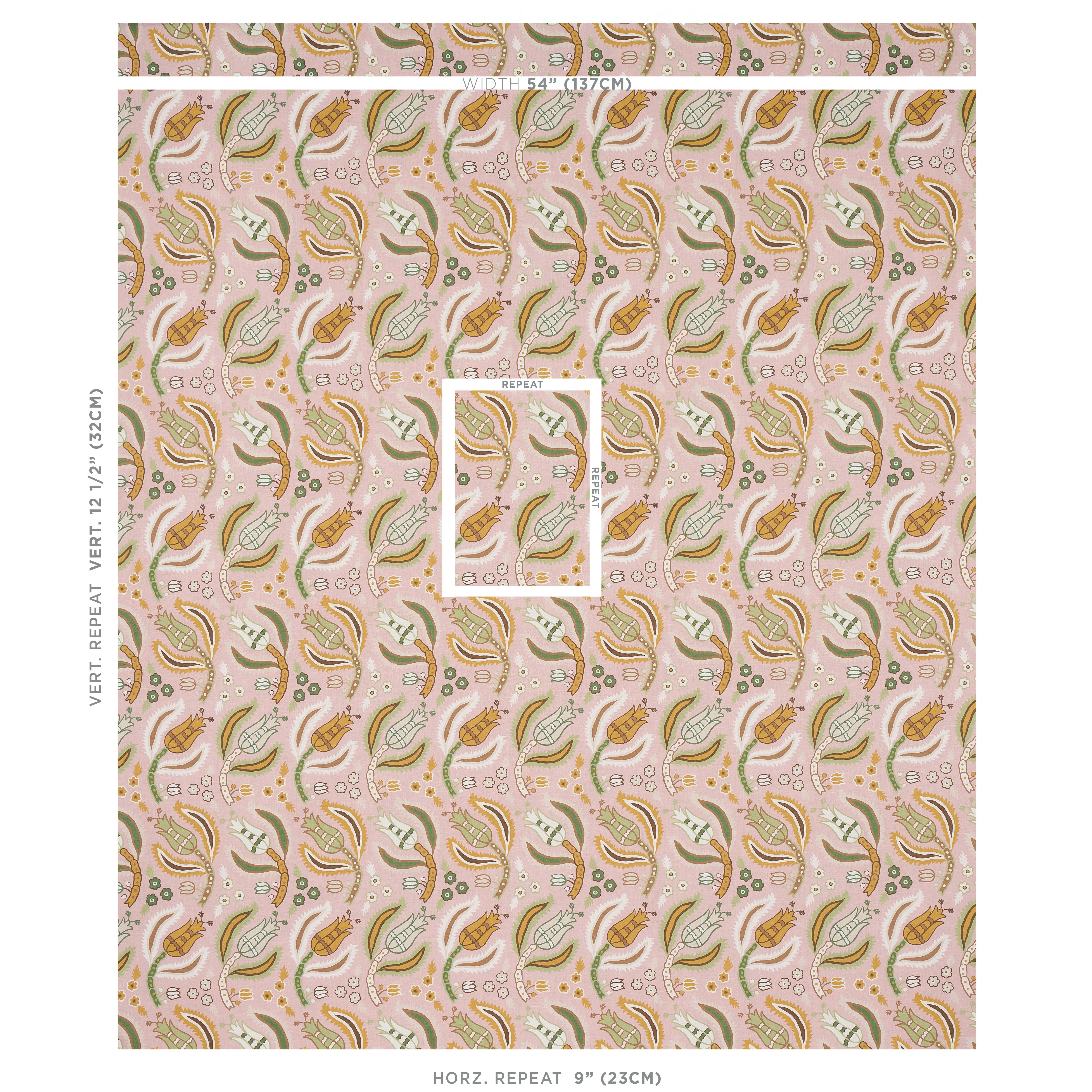 MALABAR VINE Fabric – BLUSH | Schumacher | Wallpaper Twins MALABAR VINE fabric BLUSH color by Schumacher