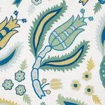 MALABAR VINE Fabric – PEACOCK | Schumacher | Wallpaper Twins MALABAR VINE fabric PEACOCK color by Schumacher