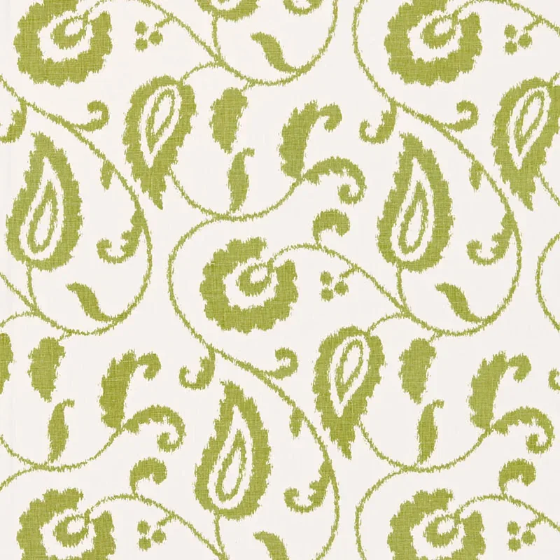 MALACCA IKAT VINE fabric WILLOW color by Schumacher