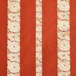 MANDARIN SILK STRIPE Fabric – CORAL | Schumacher | Wallpaper MANDARIN SILK STRIPE fabric CORAL color by Schumacher
