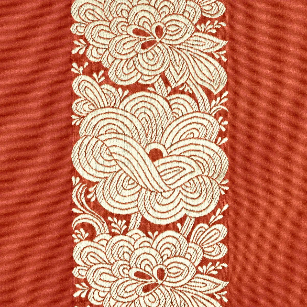 MANDARIN SILK STRIPE Fabric – CORAL | Schumacher | Wallpaper MANDARIN SILK STRIPE fabric CORAL color by Schumacher