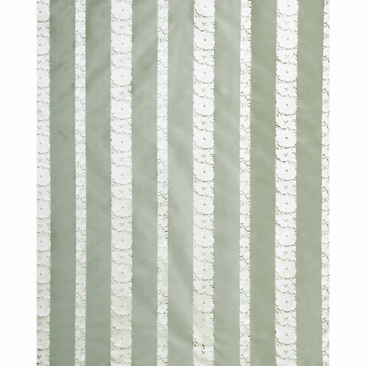 MANDARIN SILK STRIPE Fabric – OCEAN MIST | Schumacher | Wall MANDARIN SILK STRIPE fabric OCEAN MIST color by Schumacher