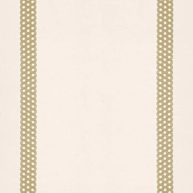 MANDEVILLE EMBROIDERY fabric CAMEL color by Schumacher
