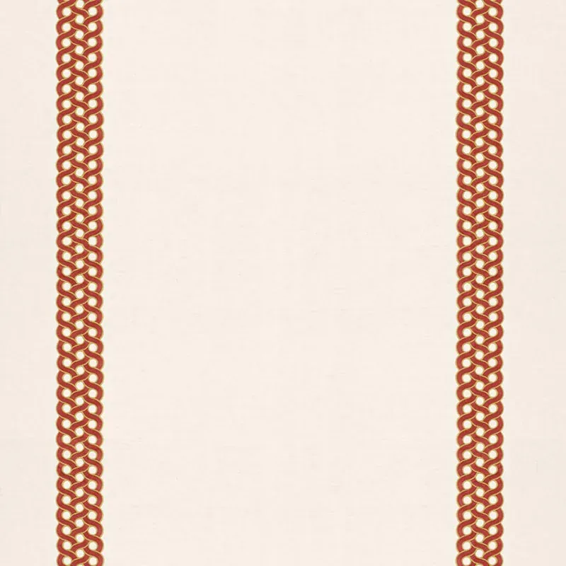 MANDEVILLE EMBROIDERY fabric GRENADINE color by Schumacher