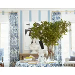 MANDEVILLE EMBROIDERY fabric PACIFIC color by Schumacher