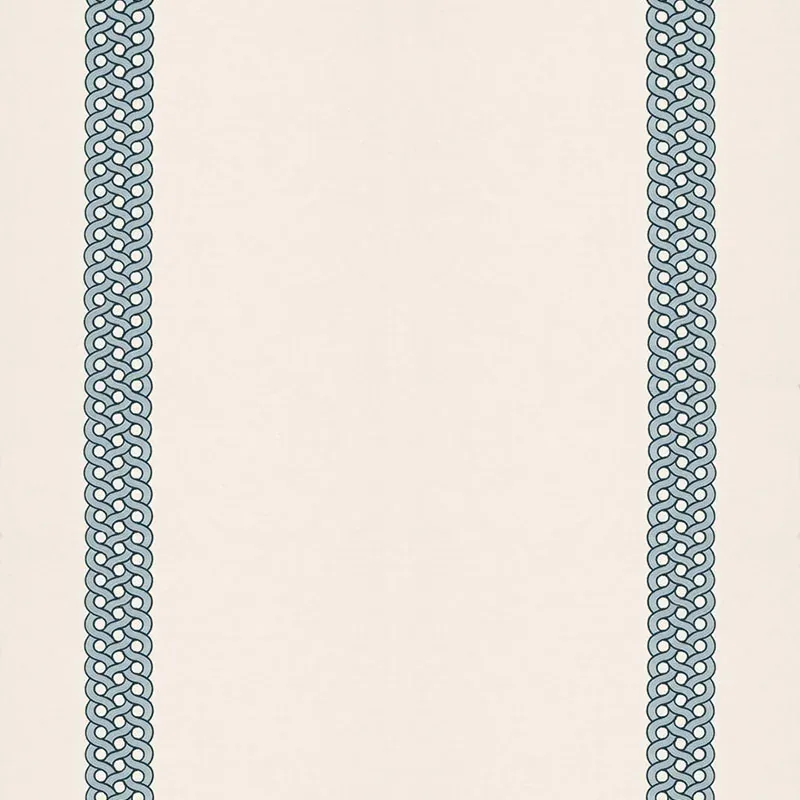 MANDEVILLE EMBROIDERY fabric PACIFIC color by Schumacher