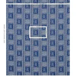 MARACENA JACQUARD fabric BLUE color by Schumacher