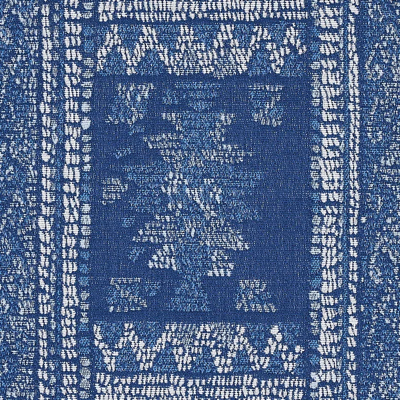 MARACENA JACQUARD fabric BLUE color by Schumacher