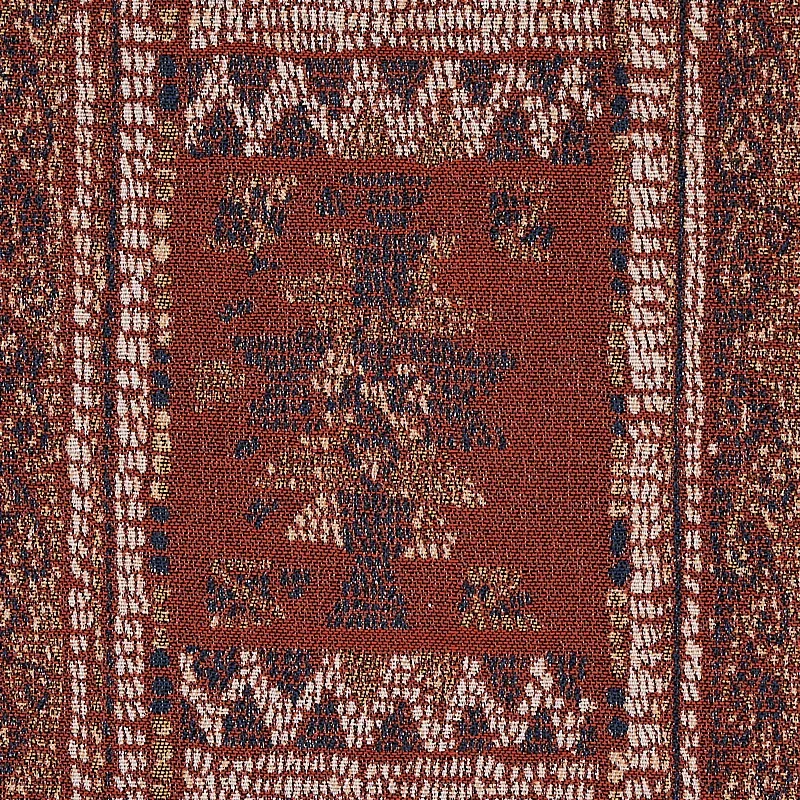 MARACENA JACQUARD fabric RED color by Schumacher