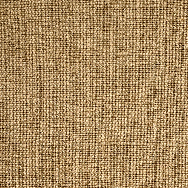 MARCO PERFORMANCE LINEN fabric CARAMEL color by Schumacher