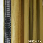 MARCO PERFORMANCE LINEN fabric SAFFRON color by Schumacher