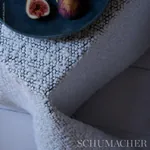 MARGARETE BOUCLÉ Fabric – IVORY ON CHARCOAL | Schumacher | W MARGARETE BOUCLÉ fabric IVORY ON CHARCOAL color by Schumacher
