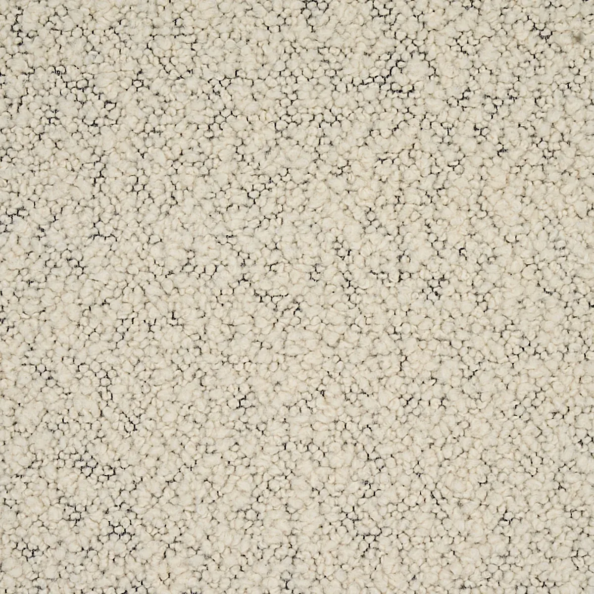 MARGARETE BOUCLÉ fabric IVORY ON CHARCOAL color by Schumacher