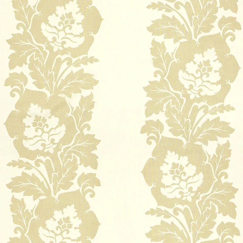MARGATE DAMASK PRINT fabric LINEN color by Schumacher