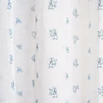 MARGIE FLORAL SHEER Fabric – SOFT BLUE | Schumacher | Wallpa MARGIE FLORAL SHEER fabric SOFT BLUE color by Schumacher