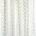 MARGOT LINEN SHEER fabric GREEN color by Schumacher
