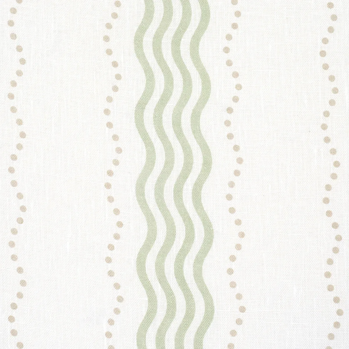 MARGOT LINEN SHEER fabric GREEN color by Schumacher