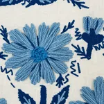 MARGUERITE EMBROIDERY fabric SKY color by Schumacher