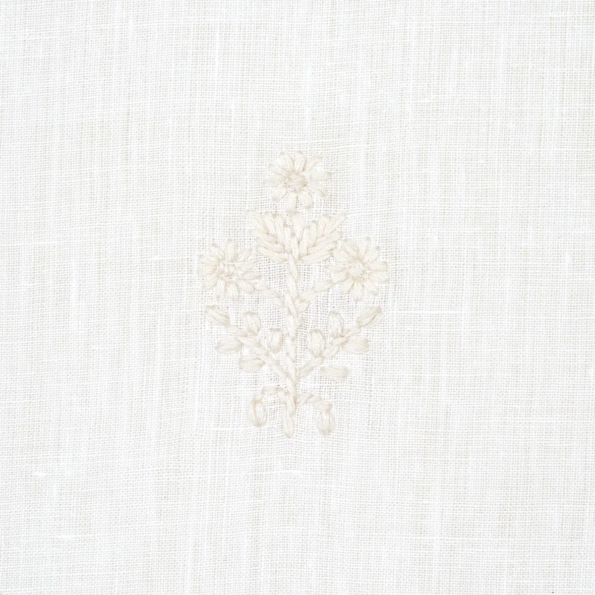 Maria Embroidery Fabric – IVORY | Schumacher | Wallpaper Twi Maria Embroidery fabric IVORY color by Schumacher