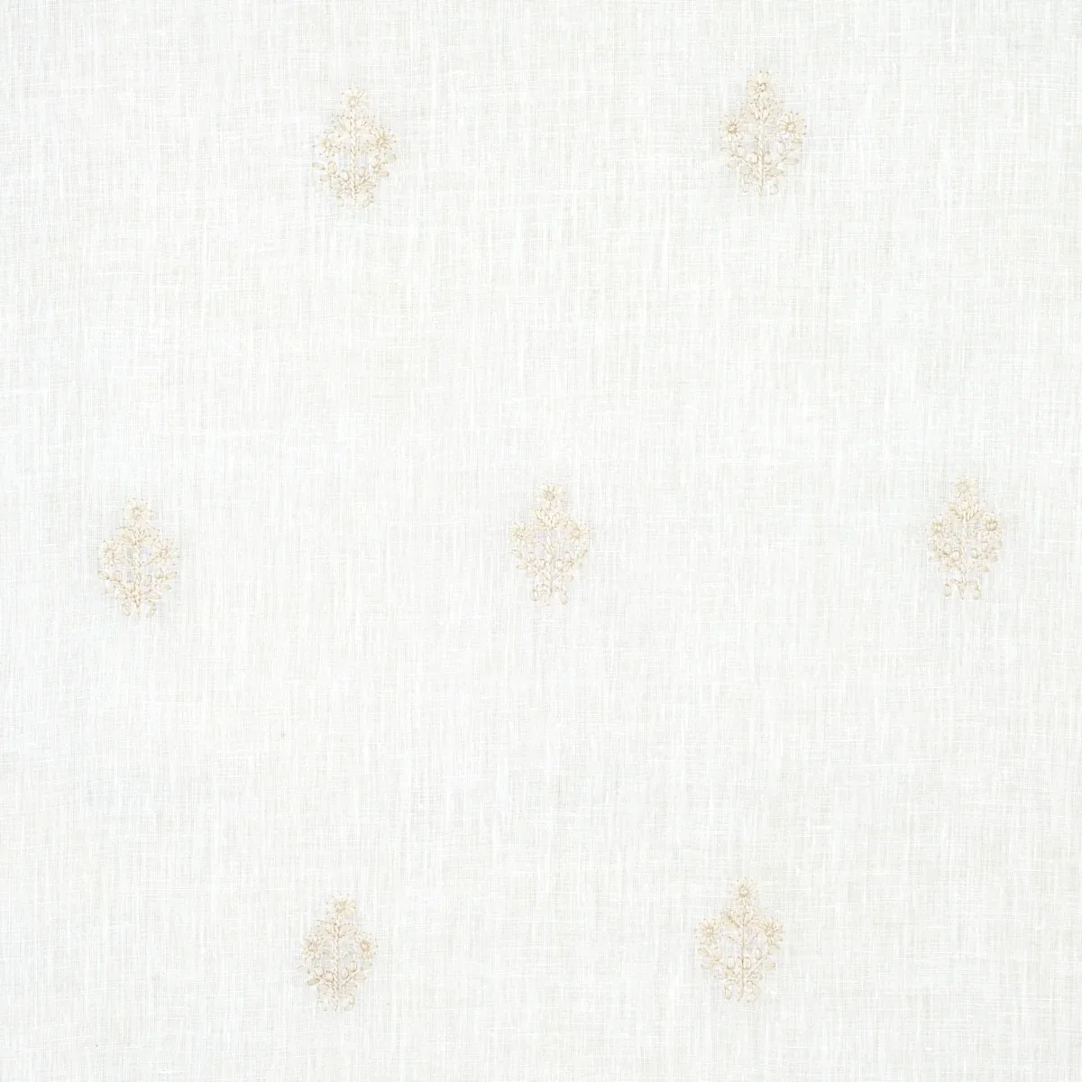 Maria Embroidery fabric IVORY color by Schumacher