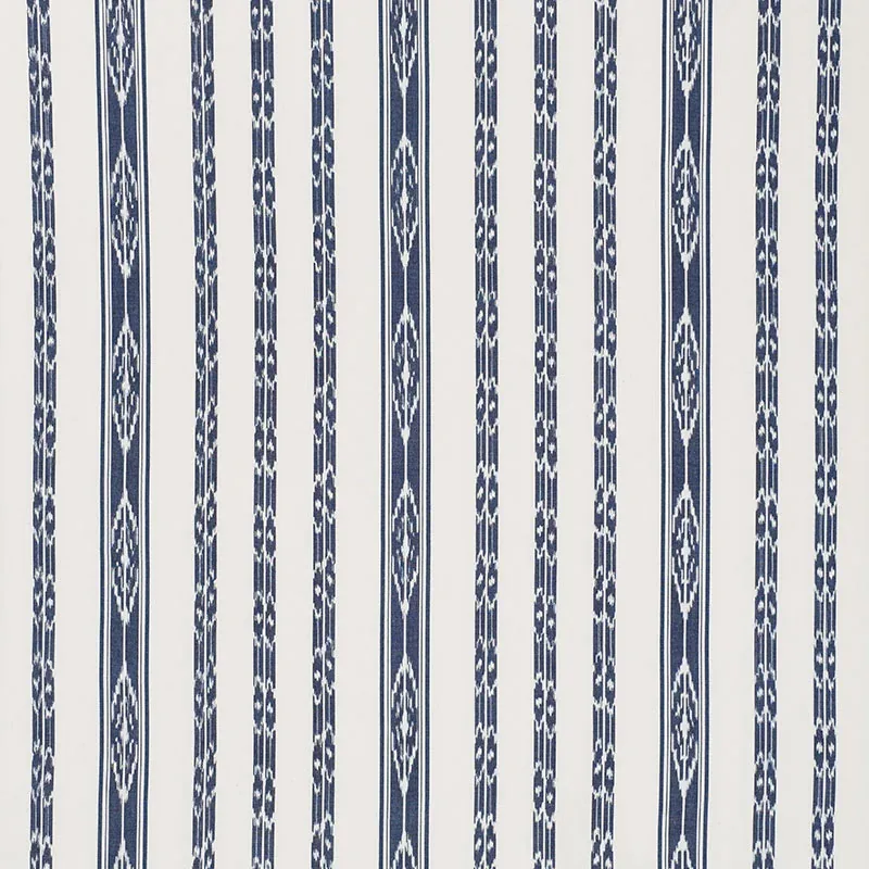 MARIAM IKAT fabric NAVY color by Schumacher
