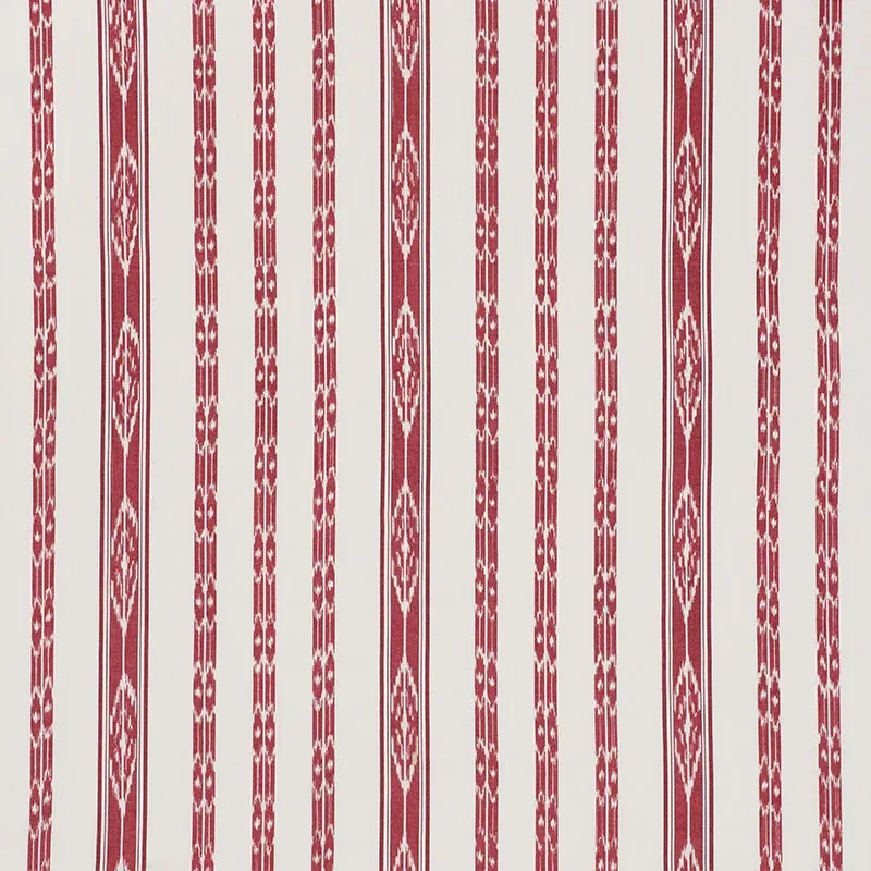 MARIAM IKAT fabric RED color by Schumacher
