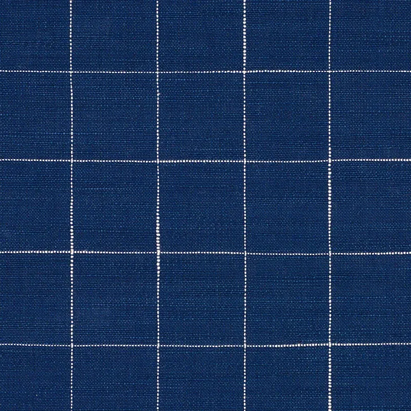 MARIETTA fabric INDIGO color by Schumacher
