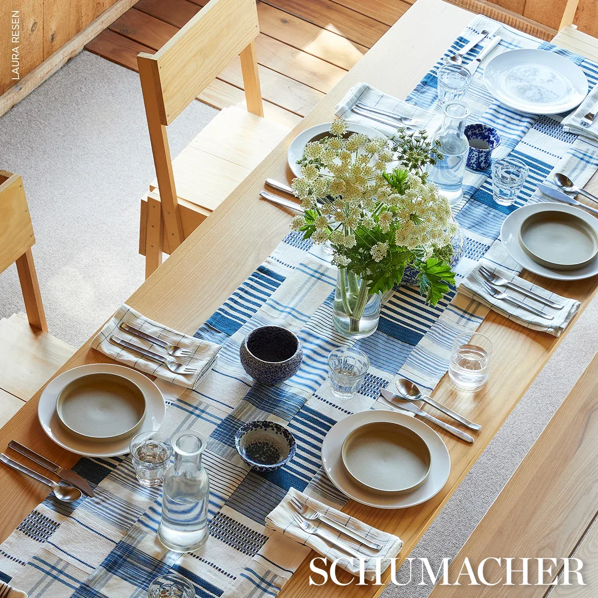 MARIETTA Fabric – NAVY | Schumacher | Wallpaper Twins MARIETTA fabric NAVY color by Schumacher
