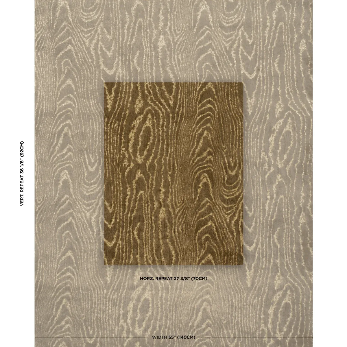MARISA MOIRE VELVET Fabric – CAMEL | Schumacher | Wallpaper MARISA MOIRE VELVET fabric CAMEL color by Schumacher