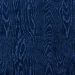 MARISA MOIRE VELVET fabric LAPIS color by Schumacher
