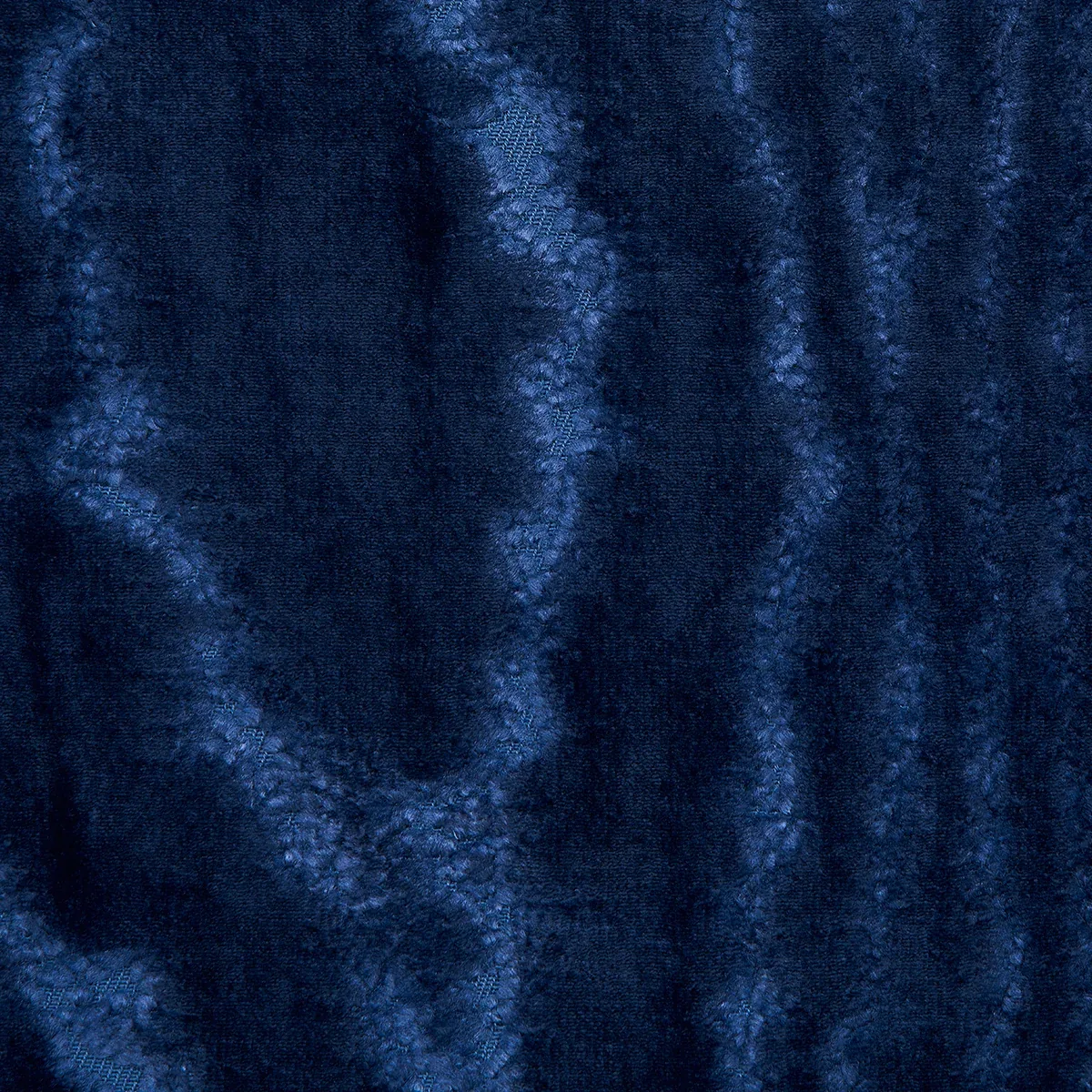 MARISA MOIRE VELVET fabric LAPIS color by Schumacher