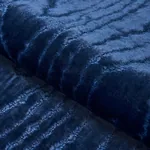 MARISA MOIRE VELVET fabric LAPIS color by Schumacher