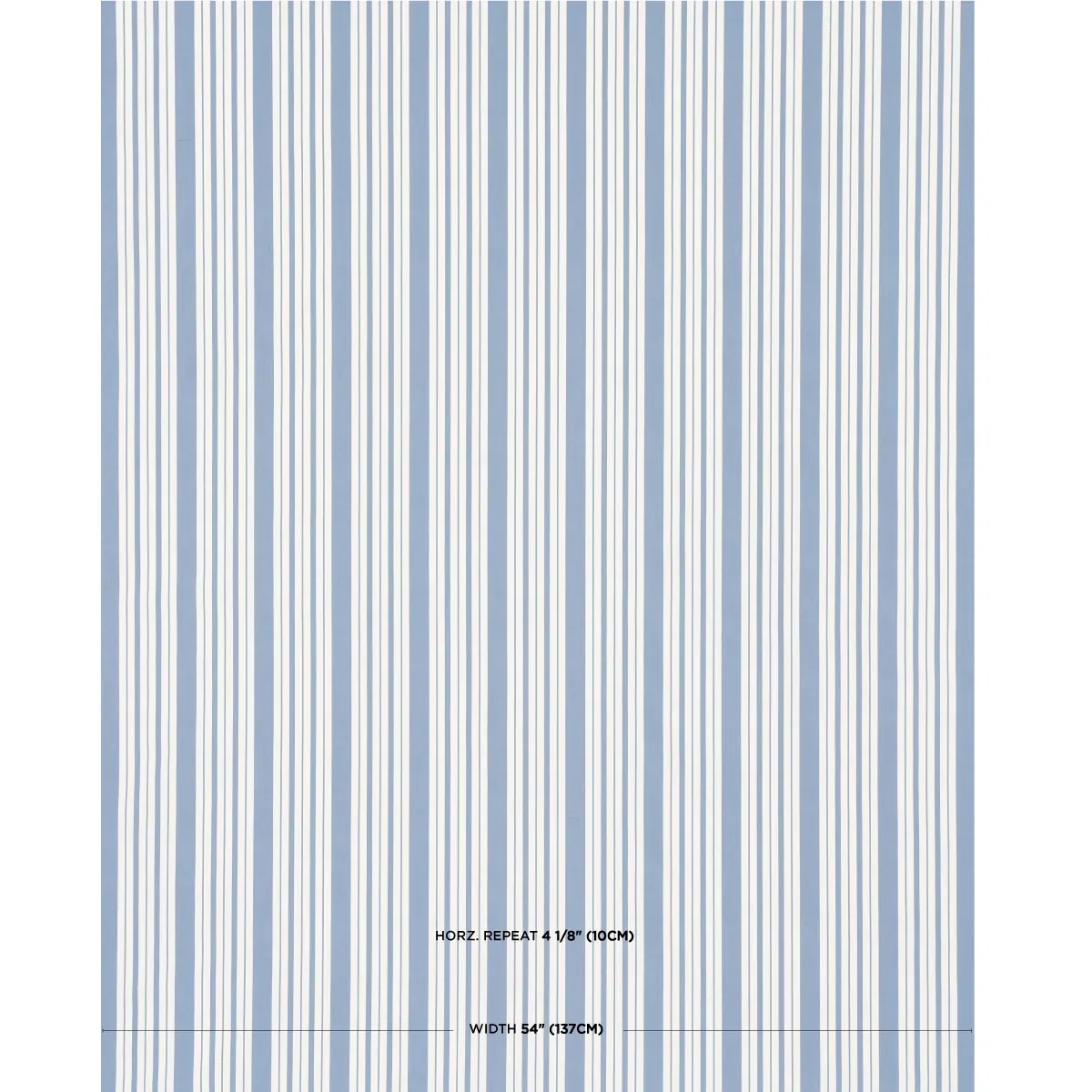 MARKIE STRIPE Fabric – COBALT | Schumacher | Wallpaper Twins MARKIE STRIPE fabric COBALT color by Schumacher